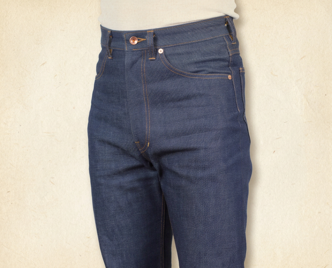 Pair of blue jeans